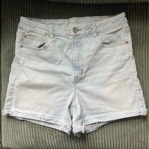 American Eagle Outfitters Faded Blue Denim Shorts